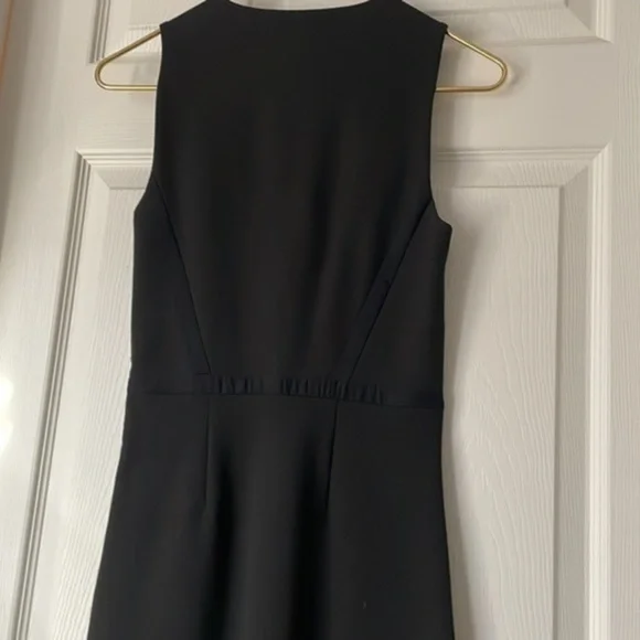 All Saints Echo dress black mini sexy comfy lbd mini - Picture 11 of 13